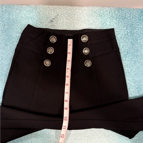 🔥Zara Black High-Waisted Pants with gold Buttons🔥 - Picture 8 of 9